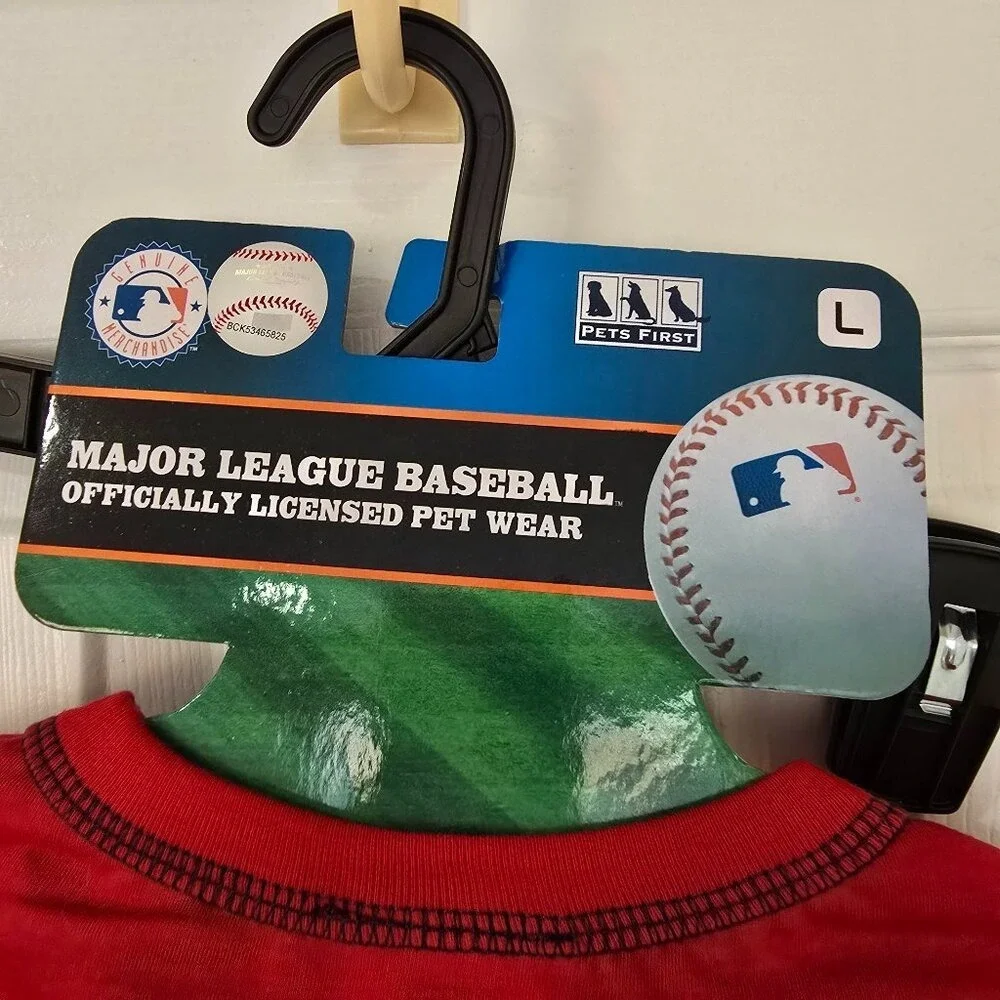 Washington Nationals Baseball NBA Pet Shirt Red Size Large NWT